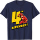 Kids The Flash 4th Birthday T-Shirt - T-Shirt | Navy