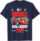 Two Fast Birthday Racing Car Uncle Of The Birthday Boy T-Shirt - T-Shirt | Navy