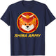 Shiba Army Shirt, Funny $SHIB Coin Shiba Inu Army T-Shirt - T-Shirt | Navy