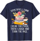 Sometimes I Think I Read Too Much T-Shirt - T-Shirt | Navy