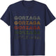 Love Heart Gonzaga Grunge Vintage Style Black Gonzaga T-Shirt - T-Shirt | Navy