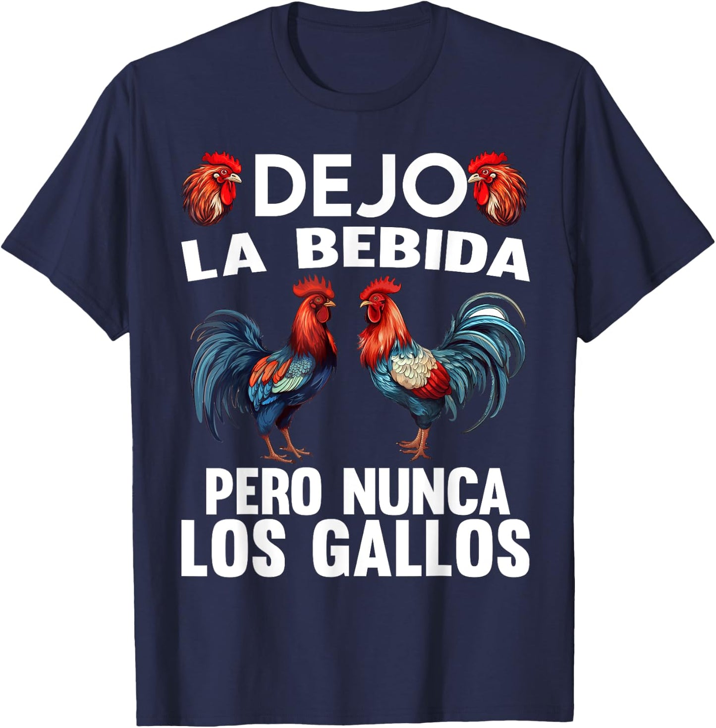 Gallero Hombre Papá Padre Tío Gallero Pelea De Gallos T-Shirt - T-Shirt | Navy