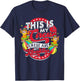 Circus Party Gift Clown Lion Fire Ring Acrobat Funny T-Shirt - T-Shirt | Navy