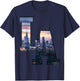 Los Angeles LA Skyline Vintage California LA T-Shirt - T-Shirt | Navy