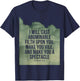 Nahum 3:6 Bible Verse I will cast abominable filth upon you T-Shirt - T-Shirt | Navy