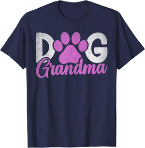 Dog Grandma T-Shirt - T-Shirt | Navy