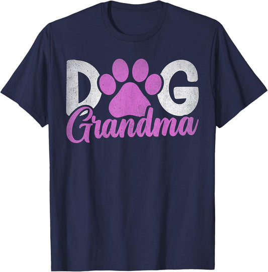Dog Grandma T-Shirt - T-Shirt | Navy