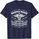 Medical Palliative Care Nurse Guiding Patients Hospice Nurse T-Shirt - T-Shirt | Navy