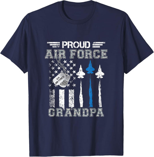 Grandpa Military T-Shirt - T-Shirt | Navy