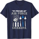 Grandpa Military T-Shirt - T-Shirt | Navy