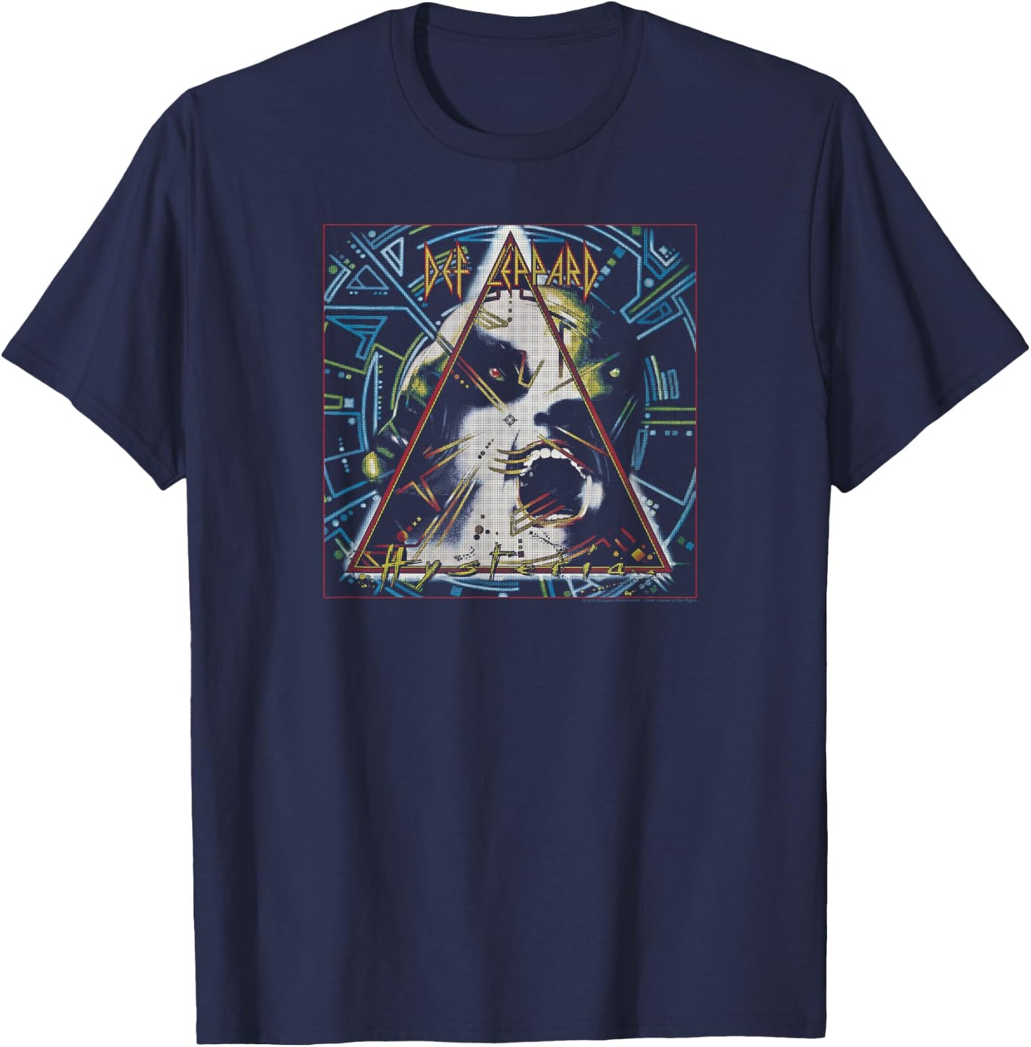 Def Leppard - Hysteria Vintage T-Shirt - T-Shirt | Navy