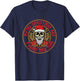 Metal Christmas Heavy New Year Metalhead Rock Death Band T-Shirt - T-Shirt | Navy