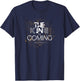 The King is Coming Bible Verse Christian T-Shirt - T-Shirt | Navy