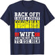 Funny Colombian Husband Apparel Colombia Flag Heritage T-Shirt - T-Shirt | Navy