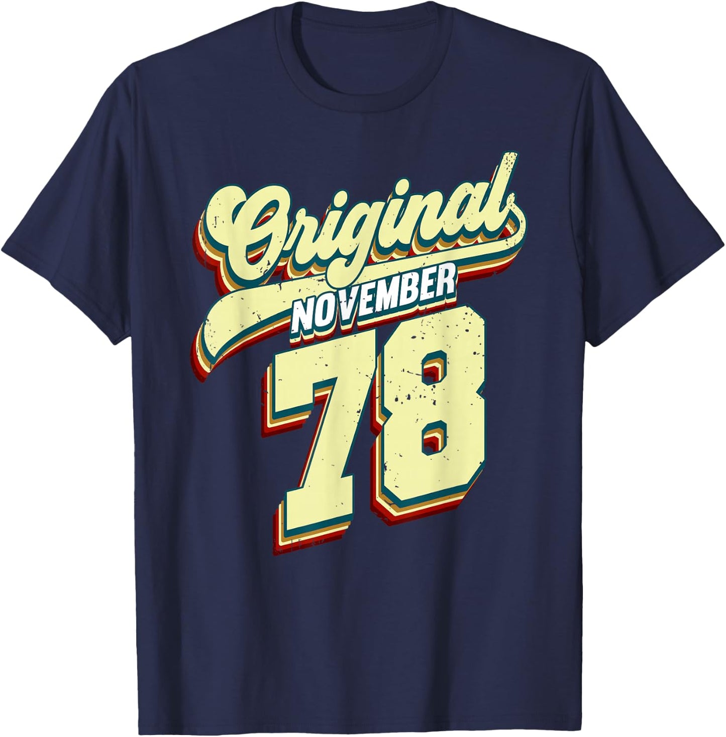 November Original 1978 T-Shirt - T-Shirt | Navy