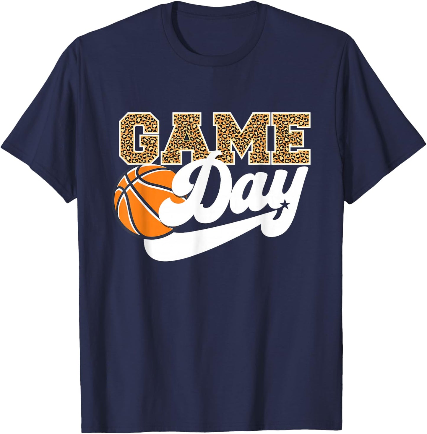 Game Day - Mom Mothers Day Basketball Player Sports T-Shirt - T-Shirt | Navy