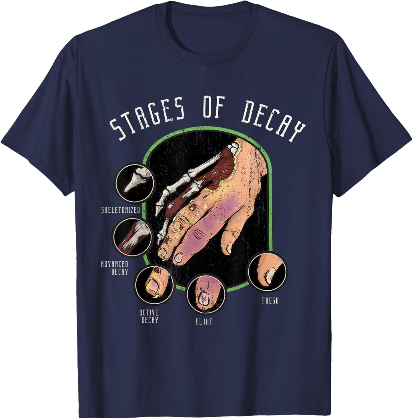 Forensic Science - Human Anatomy Coroner Embalming T-Shirt - T-Shirt | Navy