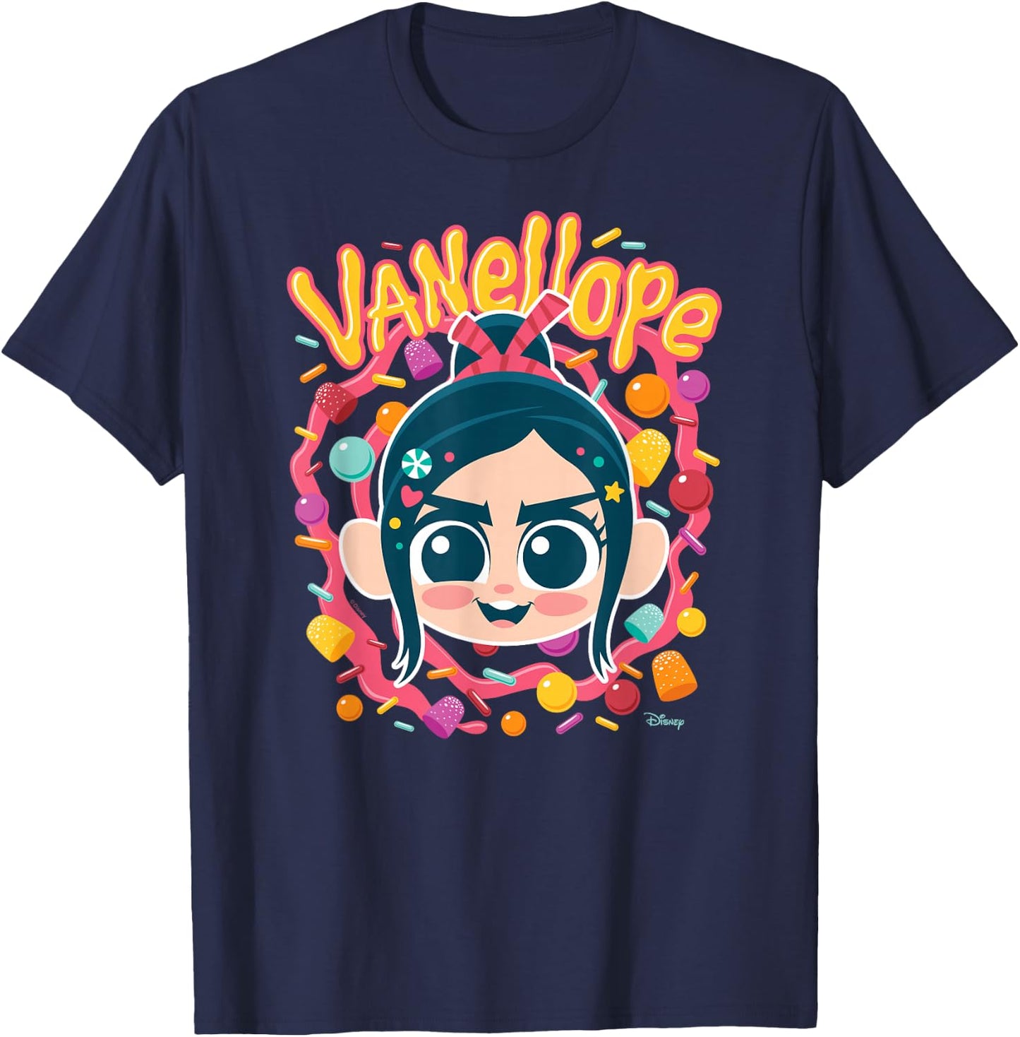 Wreck It Ralph - Vanellope Candy T-Shirt - T-Shirt | Navy