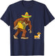 Bigfoot Steal Taco Corgi Dog Sombrero Cinco de Mayo Graphic Men Women Kids T-Shirt - T-Shirt | Navy