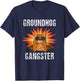 Vintage Groundhog Gangster T-Shirt - T-Shirt | Navy