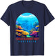 Nature Exploring Travel Great Barrier Reef National Park T-Shirt - T-Shirt | Navy
