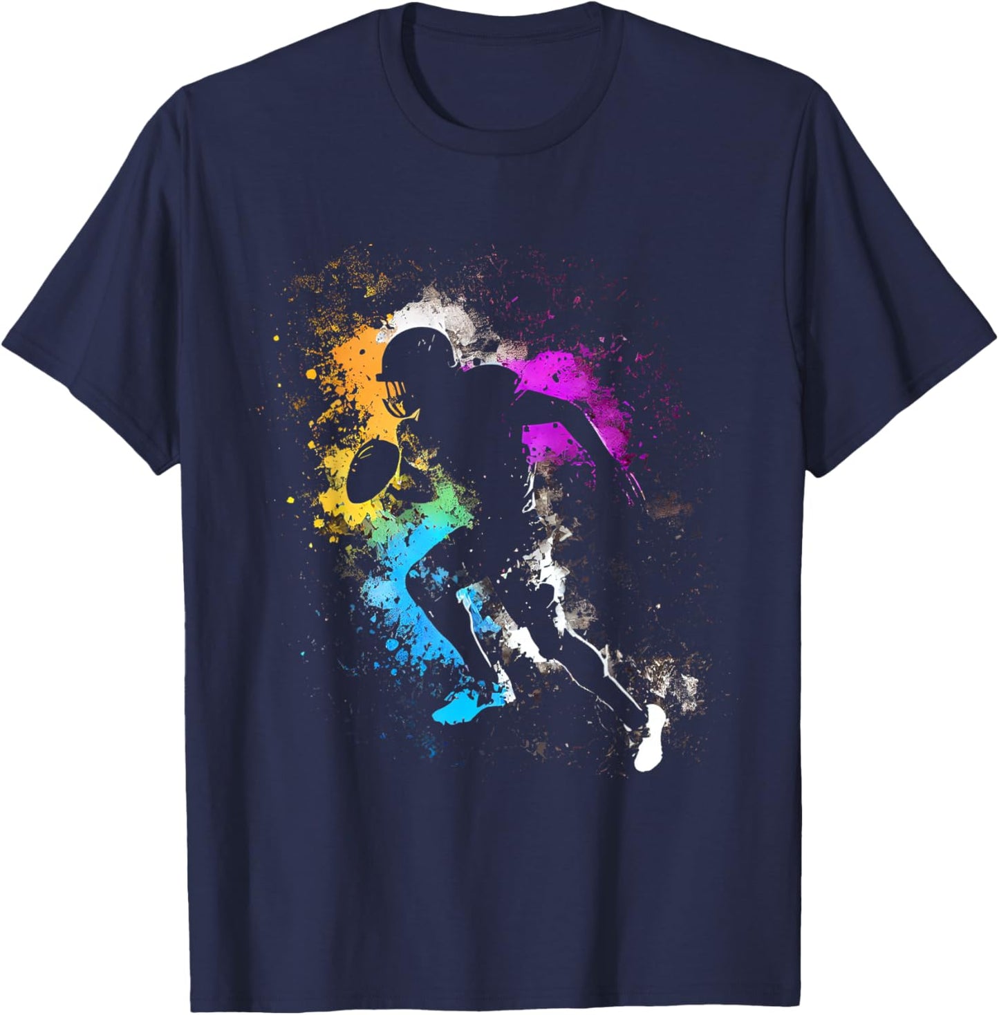 American Football Player American Football T-Shirt - T-Shirt | Navy