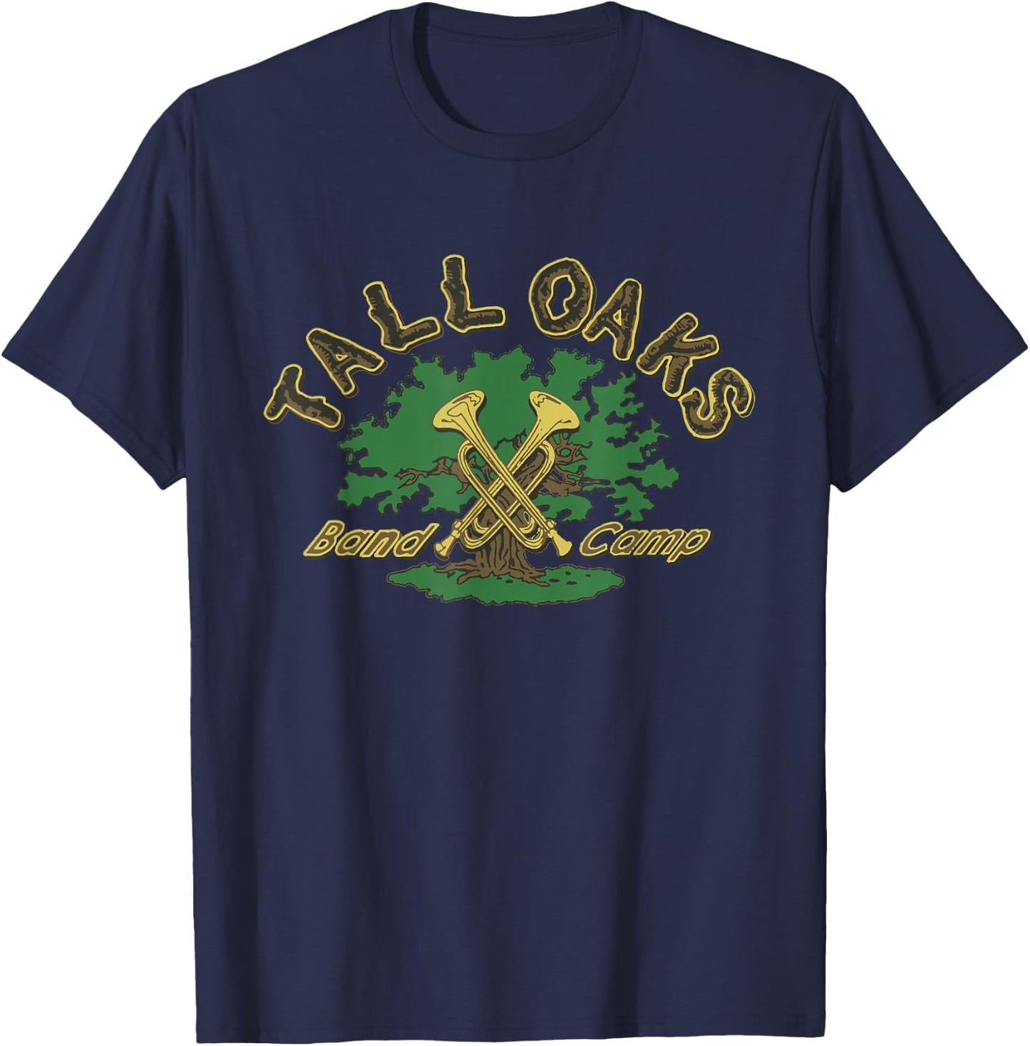 Visit The Pie Store Vintage Tall Oaks Band Camp T-Shirt - T-Shirt | Navy