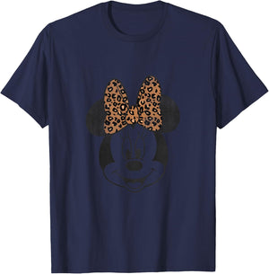 Kids Disney Mickey And Friends Classic Minnie Animal Bow Youth T-Shirt - T-Shirt | Navy