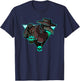Plague Doctor Medieval Creepy Gothic Raven Steampunk Grunge T-Shirt - T-Shirt | Navy
