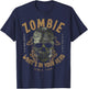 Zombie What's in Your Head Since 1994 Quote Saying T-Shirt - T-Shirt | Navy