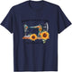 Quilting Yarn Graphic Design Seamstress Sewing Themed T-Shirt - T-Shirt | Navy