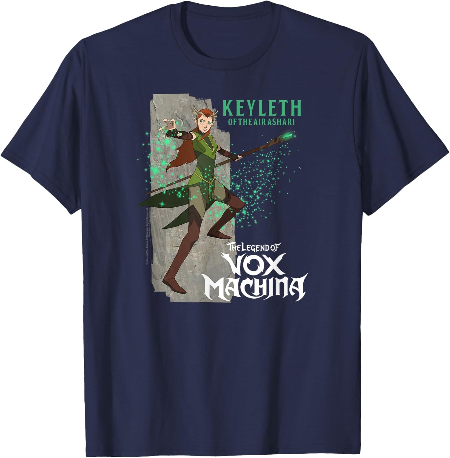 The Legend of Vox Machina Keyleth Small T-Shirt - T-Shirt | Navy