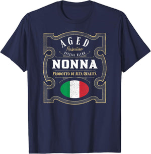 Nonna Aged Perfection – Funny Italian Grandma T-Shirt - T-Shirt | Navy