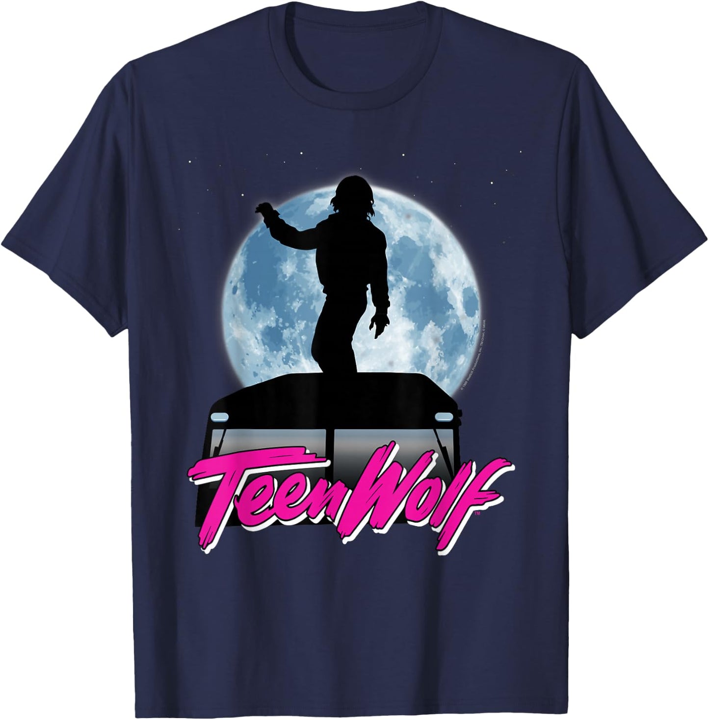 Teen Wolf Moonlight Surf T-Shirt - T-Shirt | Navy