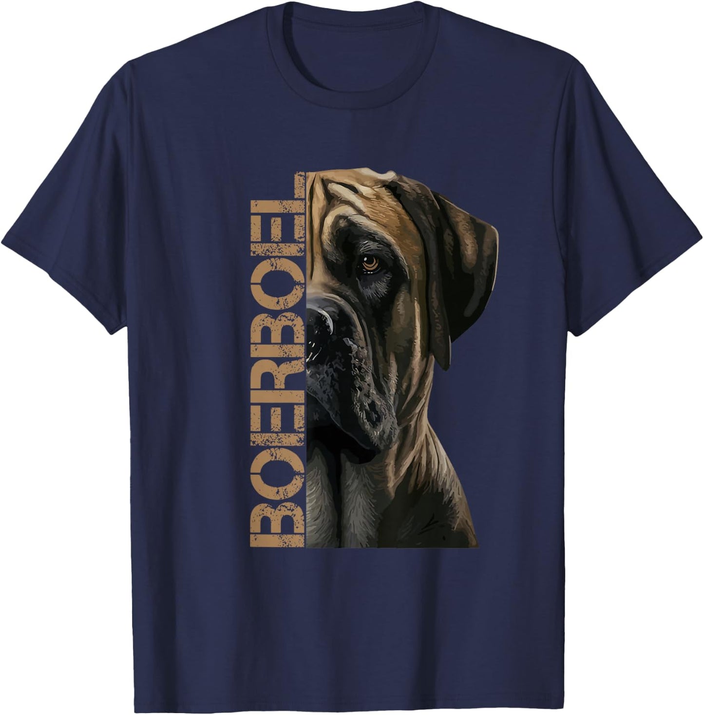 Boerboel Dog T-Shirt - T-Shirt | Navy