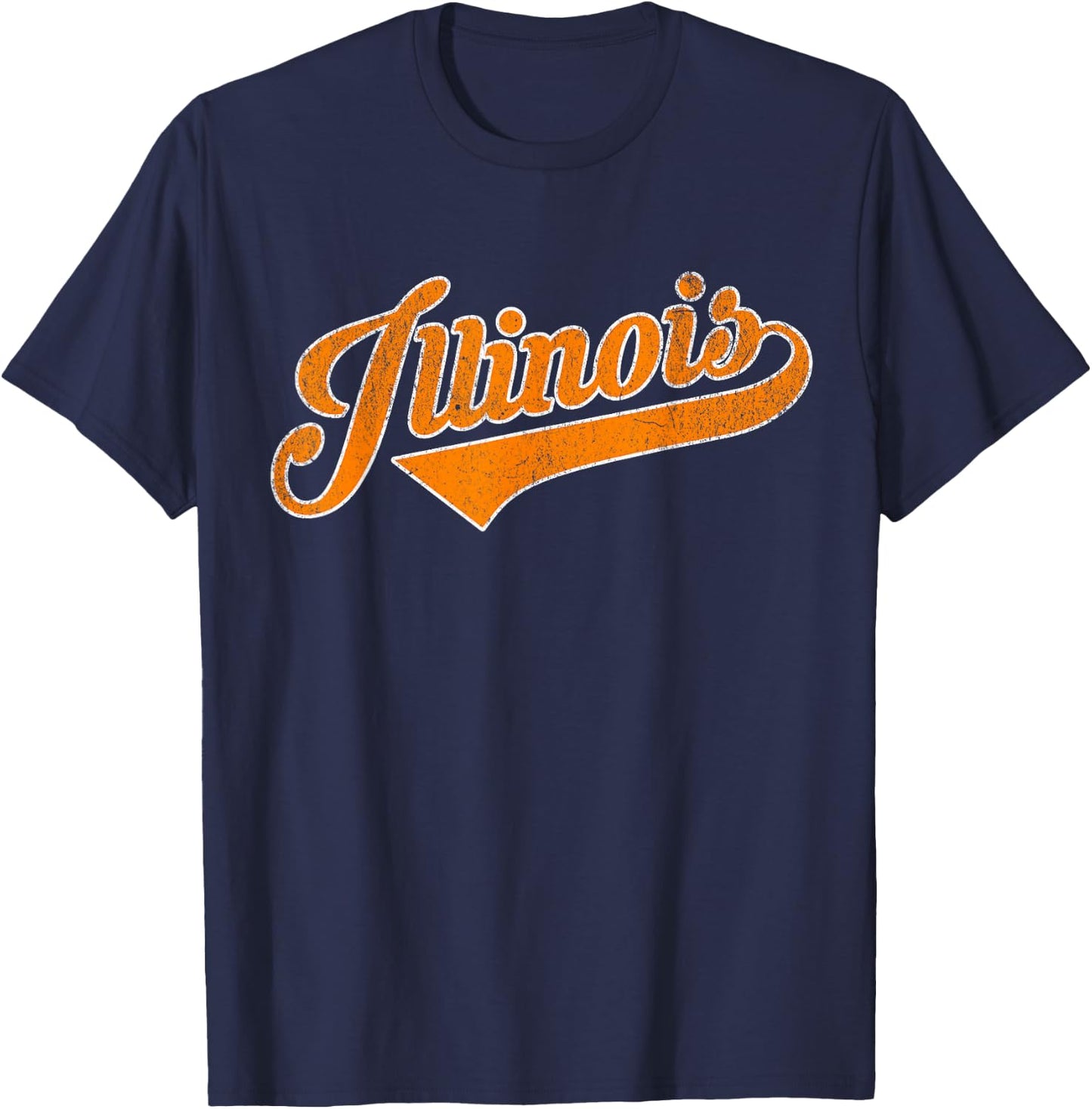 Illinois vintage city T-Shirt - T-Shirt | Navy