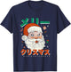 Japan Vintage Santa Merikurisumasu Xmas Japanese Christmas T-Shirt - T-Shirt | Navy