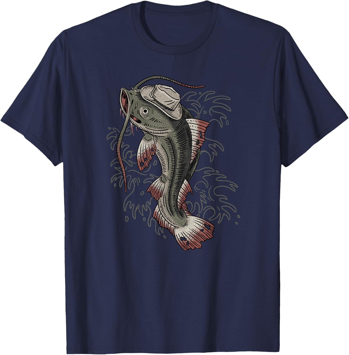 Hunt: Showdown Hatfish T-Shirt - T-Shirt | Navy