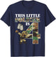 Kids 4 Years Old Boy Army Military 4th Birthday Kids T-Shirt - T-Shirt | Navy