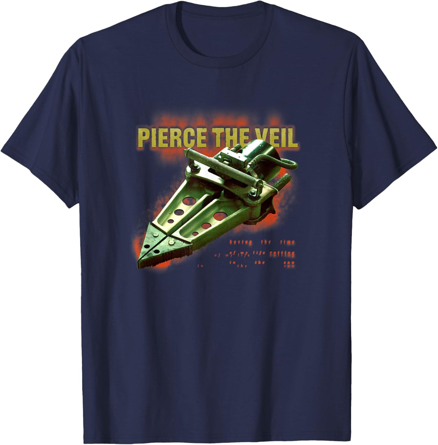 Pierce The Veil - Jaws Cover T-Shirt - T-Shirt | Navy