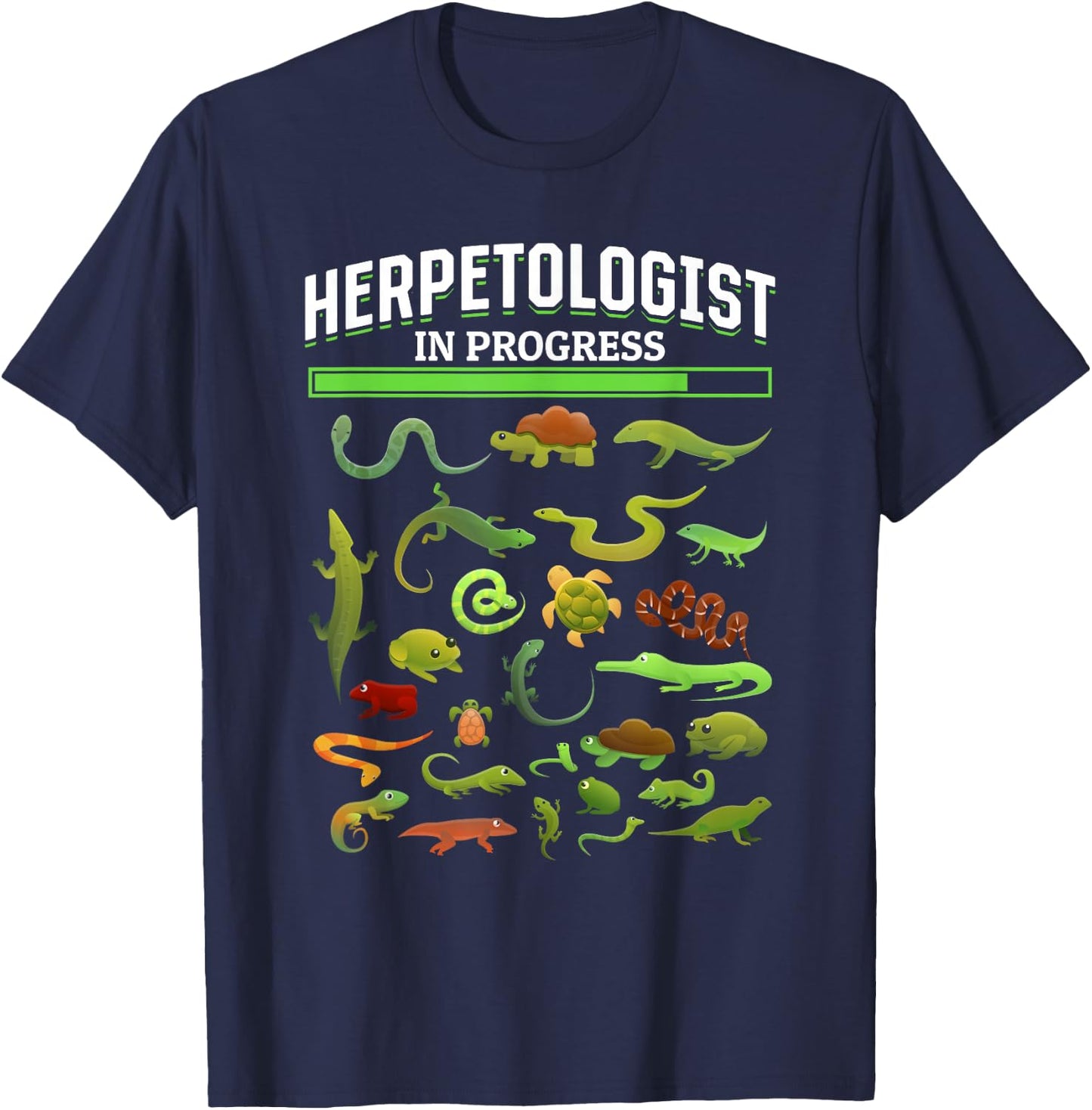 Future Herpetologist Zoology Reptiles T-Shirt - T-Shirt | Navy