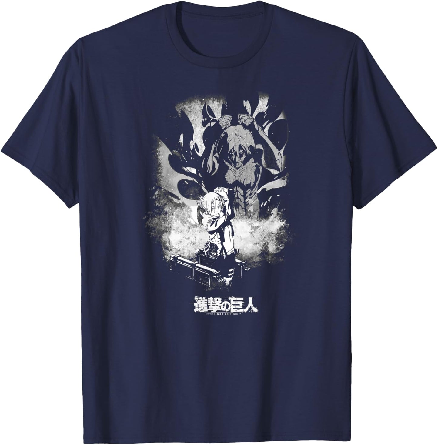 Attack on Titan Season 2 Annie Leonhart Titan AOT Anime T-Shirt - T-Shirt | Navy