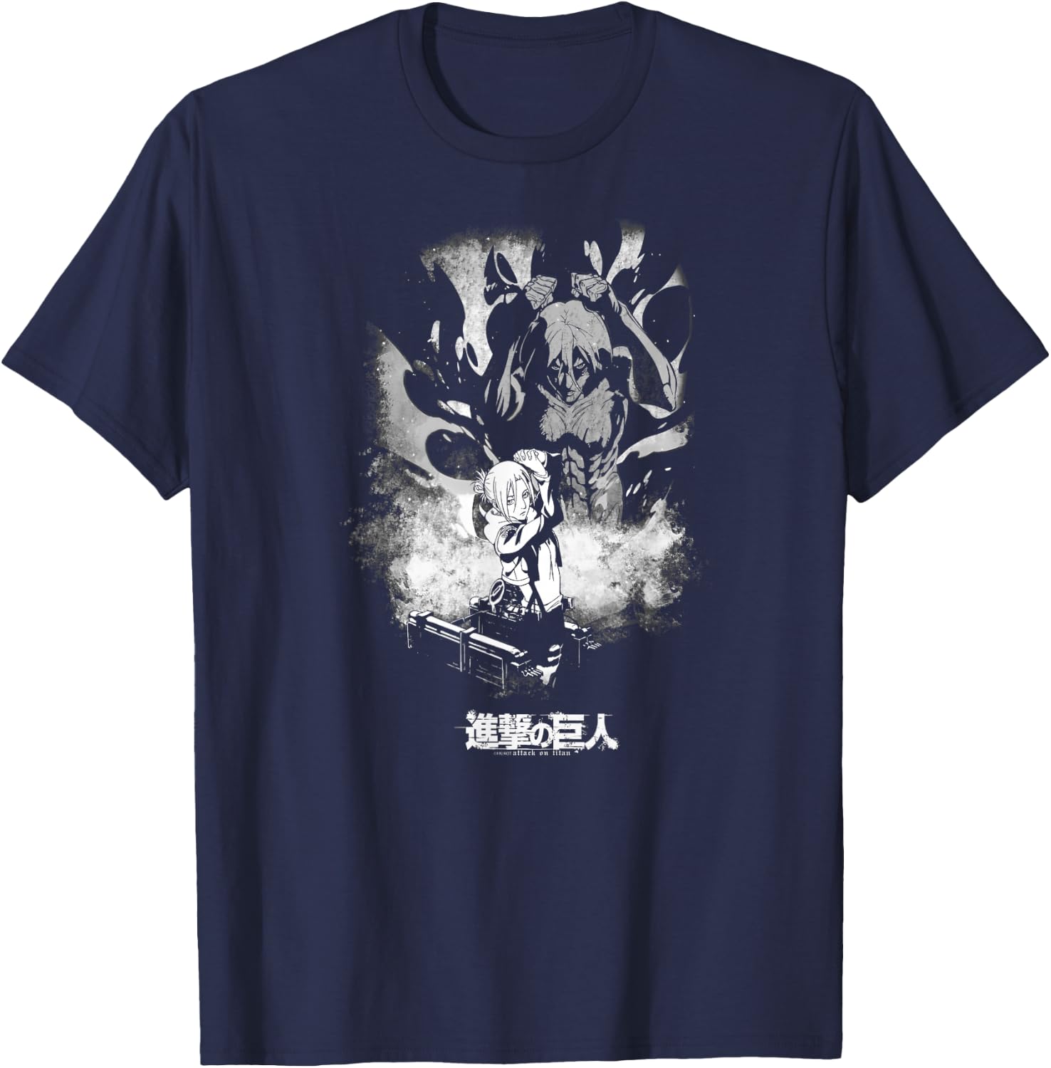 Attack on Titan Season 2 Annie Leonhart Titan AOT Anime T-Shirt - T-Shirt | Navy