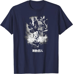 Attack on Titan Season 2 Annie Leonhart Titan AOT Anime T-Shirt - T-Shirt | Navy