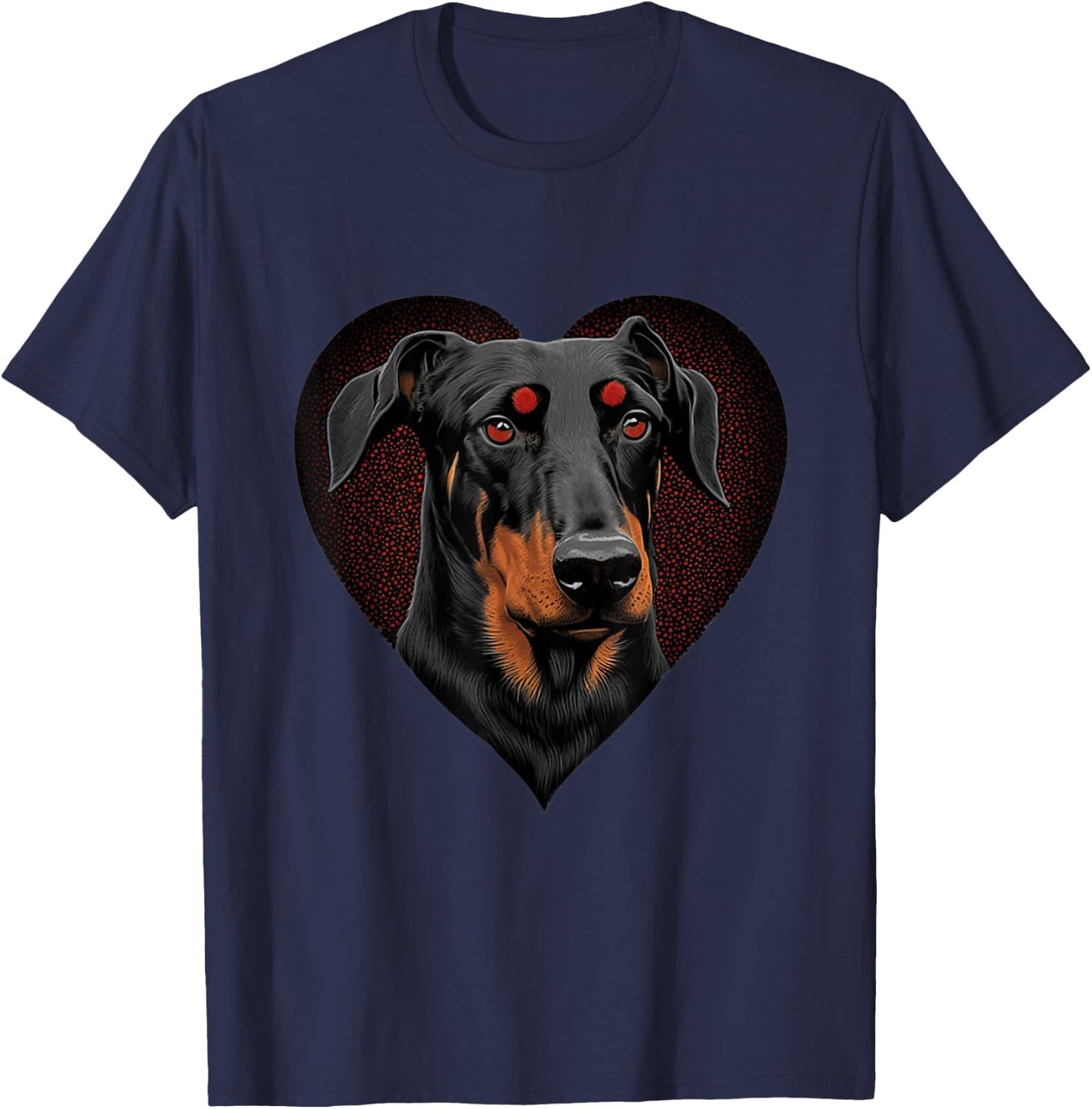 Dobermann Love - Dobermann T-Shirt - T-Shirt | Navy
