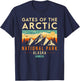 Gates Of The Arctic Est. 1980 Retro Alaska National Park T-Shirt - T-Shirt | Navy