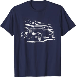 American Classic Hot Rod T-Shirt - T-Shirt | Navy