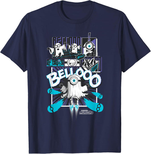 Minions Ghost Bello Halloween T-Shirt - T-Shirt | Navy