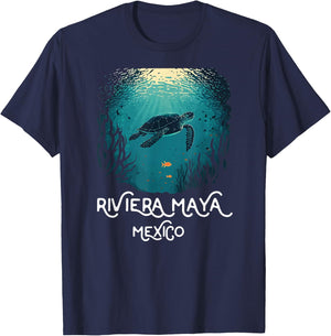 Riviera Maya Mexico Vacation T-Shirt - T-Shirt | Navy