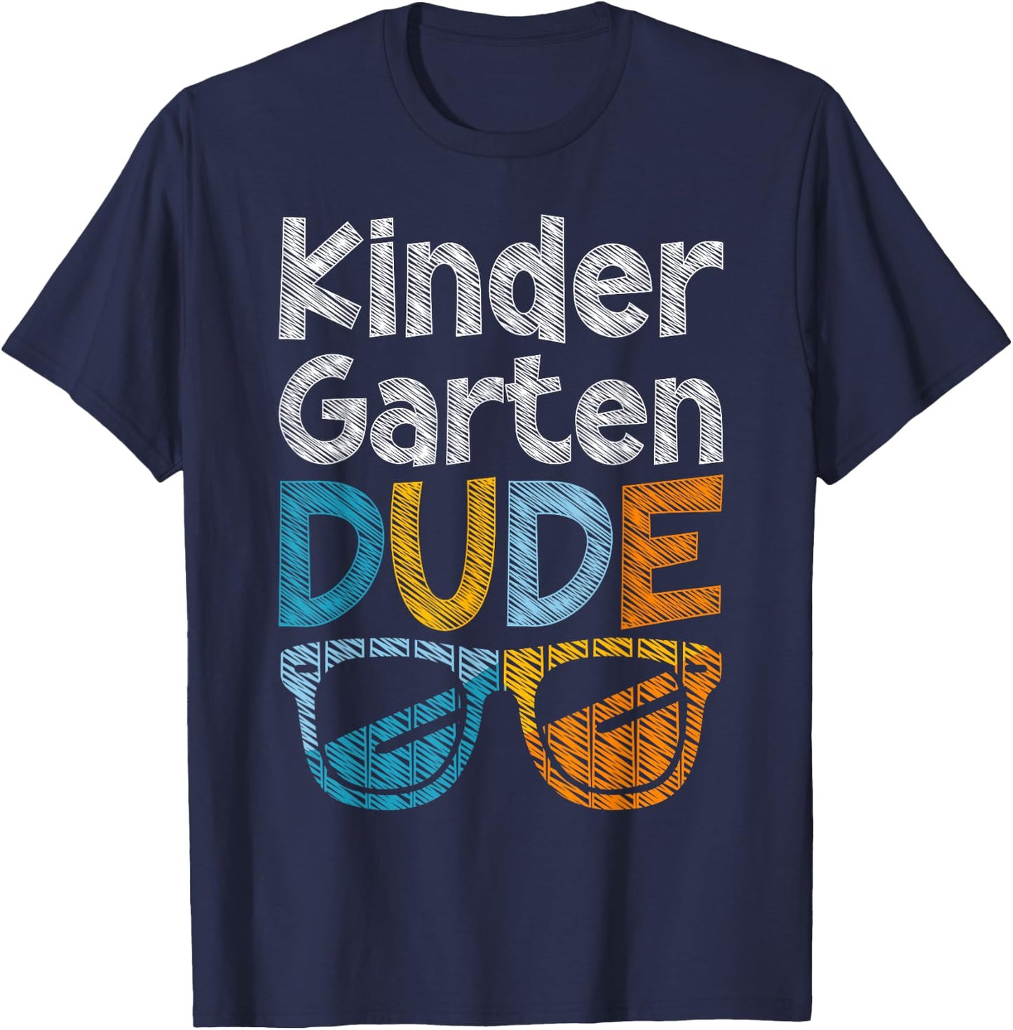 Kindergarten Dude Back To School kindergarten students T-Shirt - T-Shirt | Navy
